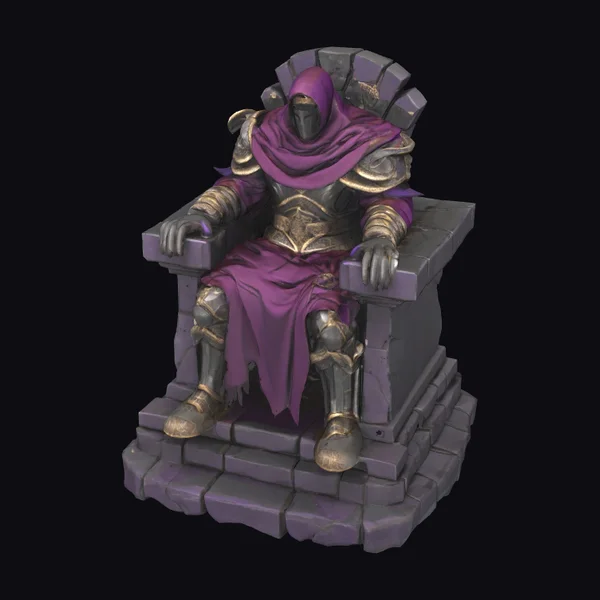 Armored Figure on Throne