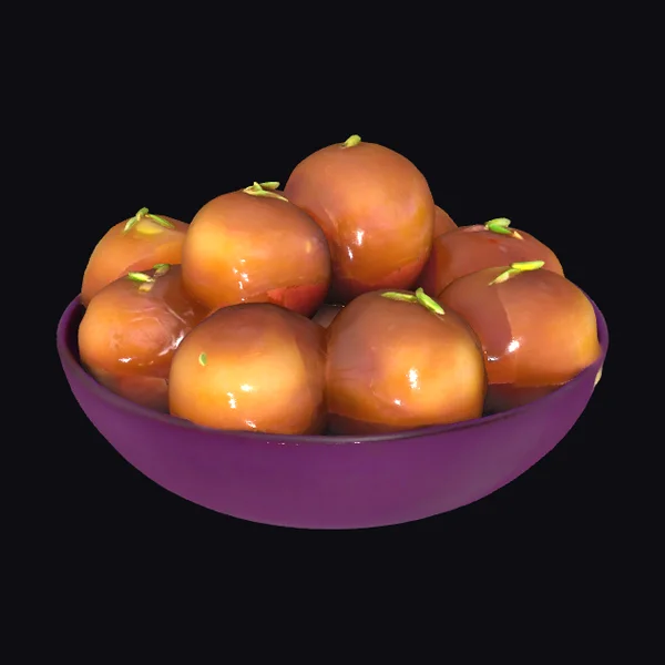 Sweet Purple Bowl Dessert