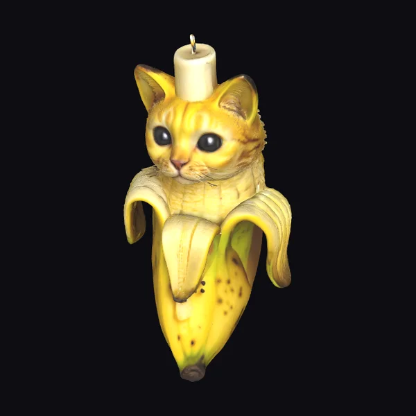 Banana Feline Candle