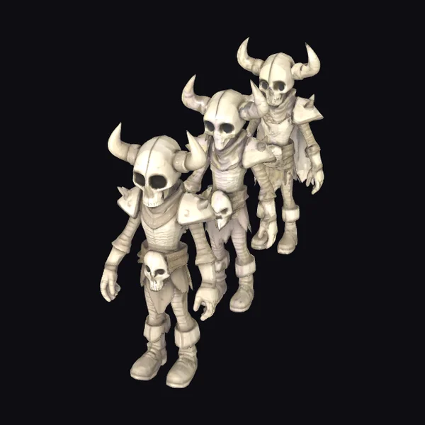 Skeleton Warriors Trio
