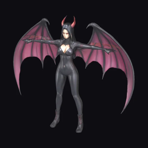 Evil Demon Female Figurine