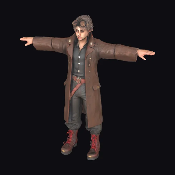 Steampunk Male Character