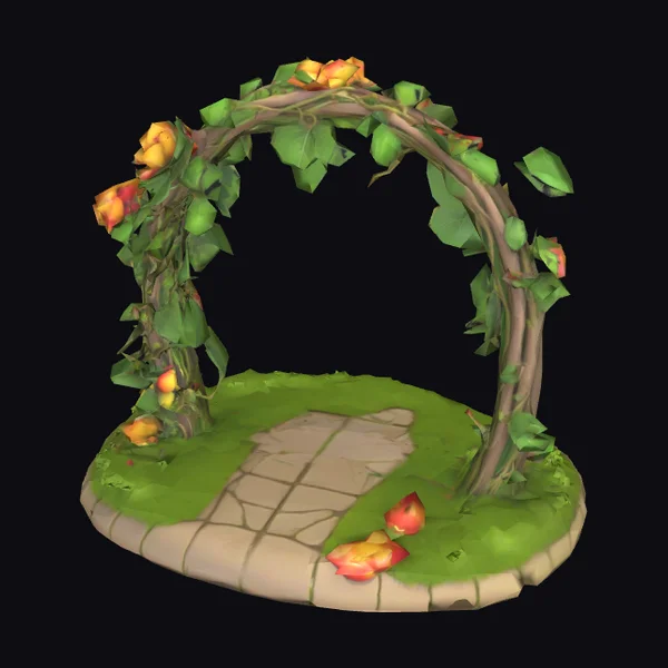 Floral Vine Archway