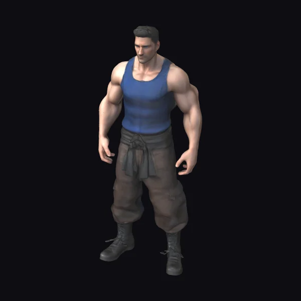 Muscular Male Character