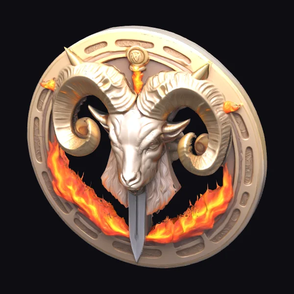 Ram Head Emblem