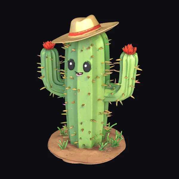 Cactus Cowboy Character