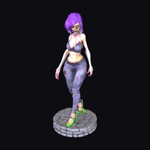 Female Zombie Figurine