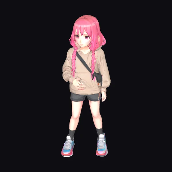 Pink Hair Anime Girl