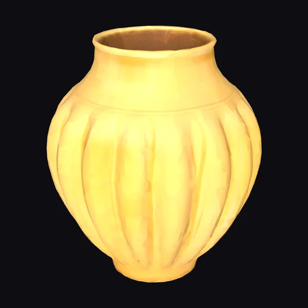 Golden Art Deco Vase
