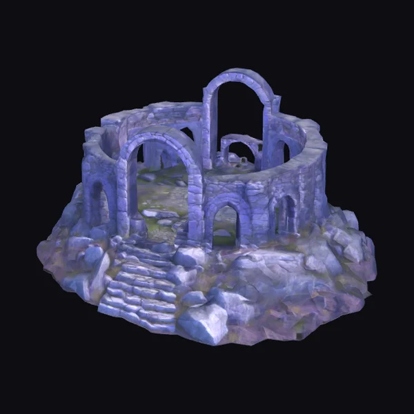 Ancient Celtic Ruin Structure