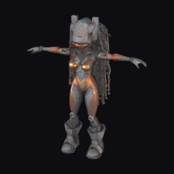 Cyborg Female Metalhead