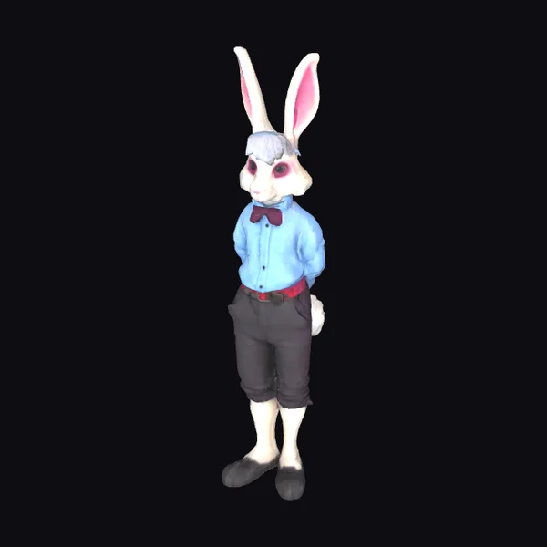 Anthropomorphic Rabbit Character