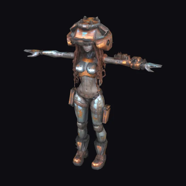 Cyborg Metalhead Female