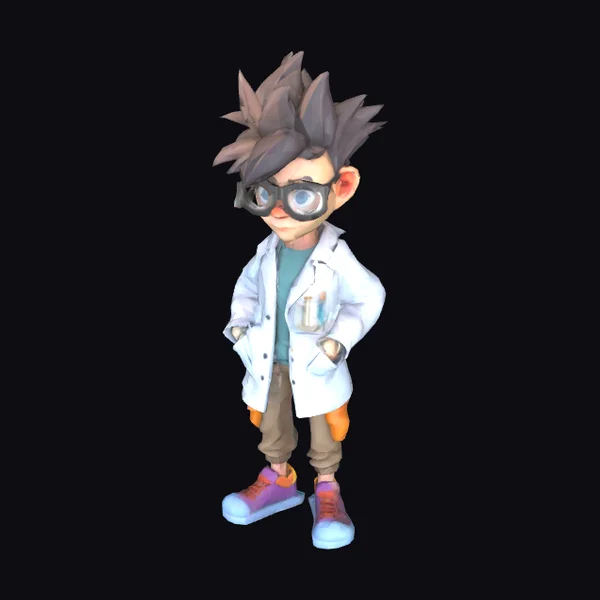 Young Scientist Boy