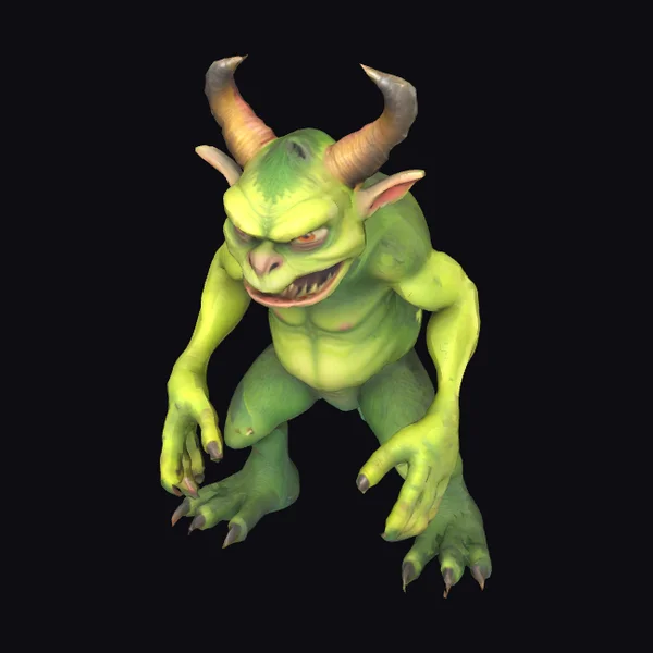 Green Horned Swamp Monster