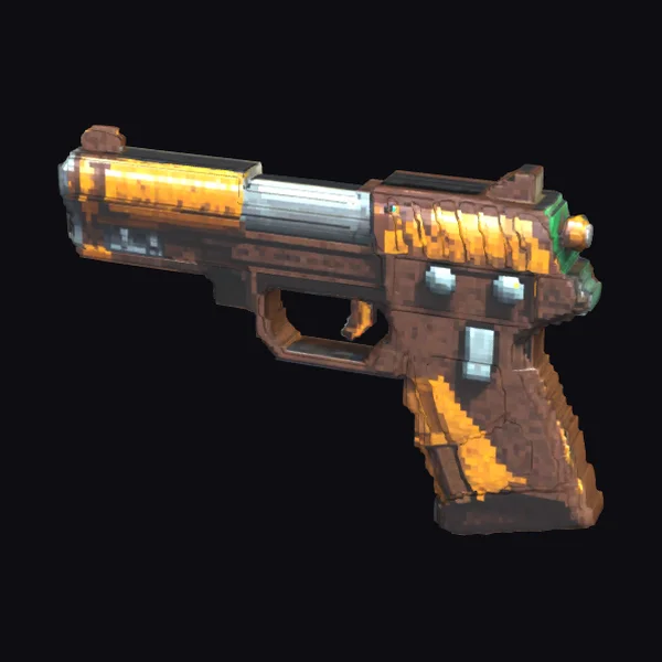 Pixel Art Pistol