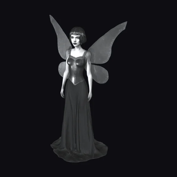 Art Deco Fairy Statue