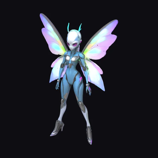 Winged Android Fairy