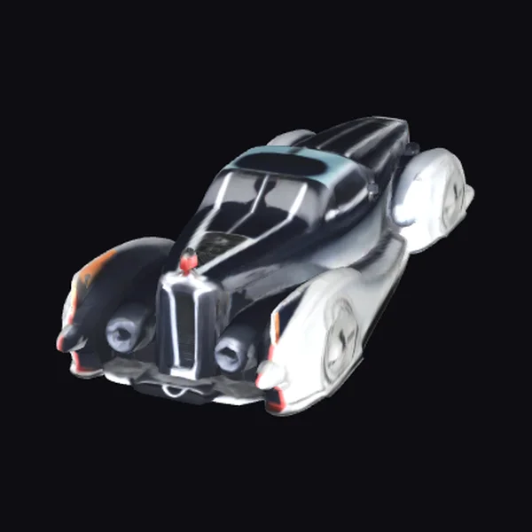 Retro Futuristic 6 Wheeler