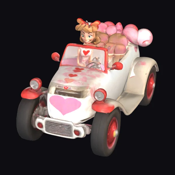 Valentine Convertible Car