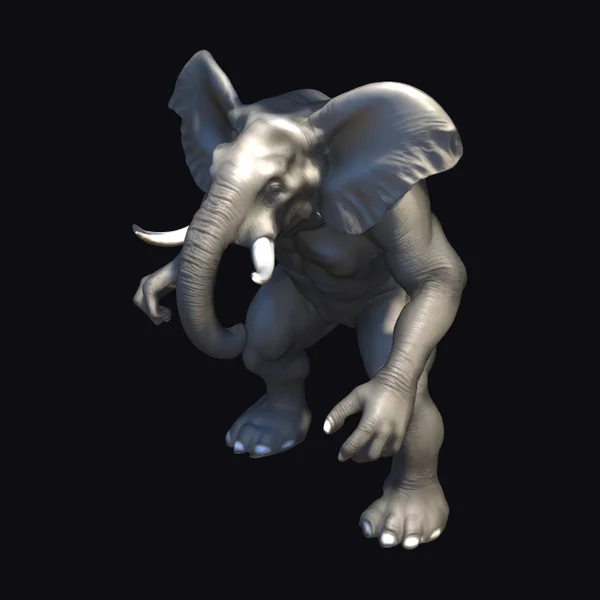 Humanoid Elephant Transformation