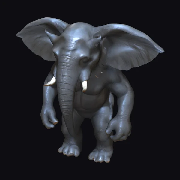 Humanoid Elephant Transformation