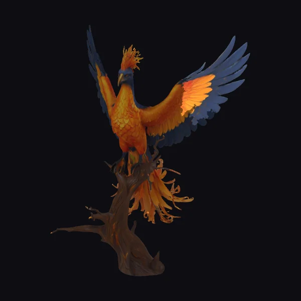 Majestic Phoenix on Branch