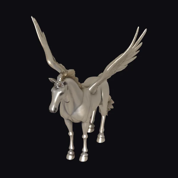 Silver Winged Horse