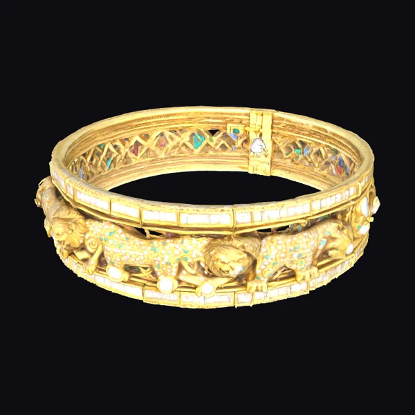 Golden Lion Bangle