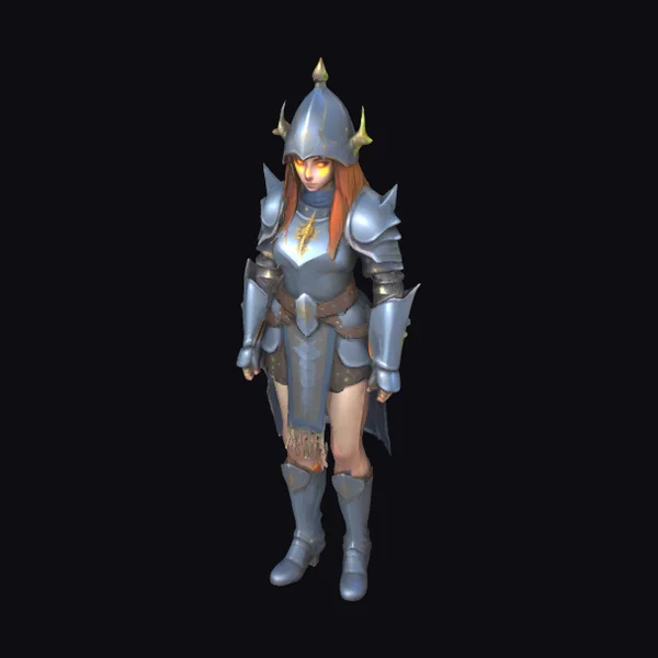 Female Knight Warrior Armor
