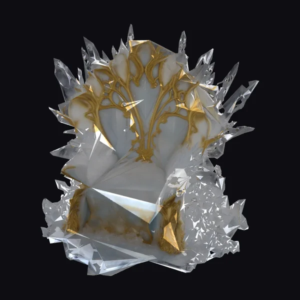 Ice Throne with Gold