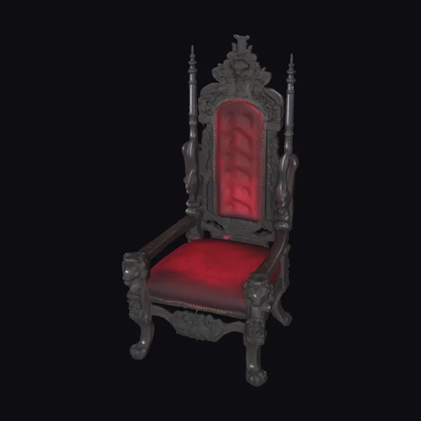 Ornate Throne Chair