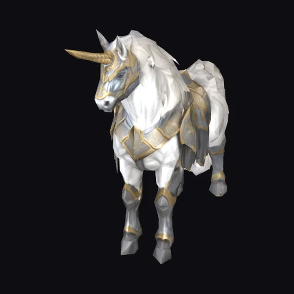 Armored White Unicorn
