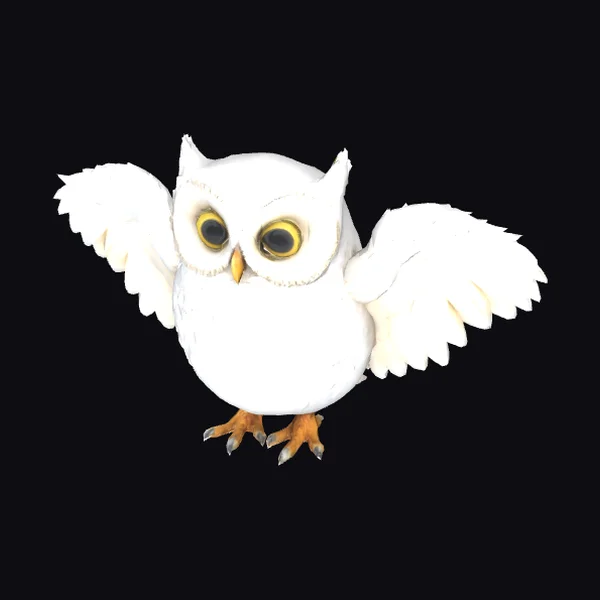 Detailed White Owl