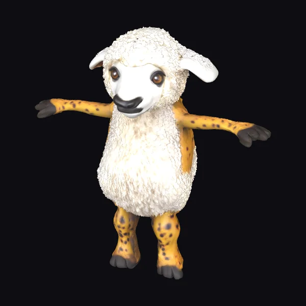 Sheep Deer Hybrid Creature