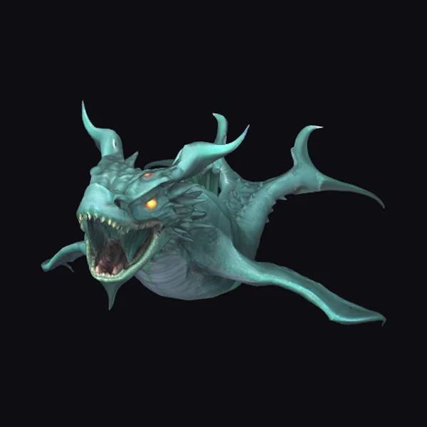 Mythical Sea Serpent Monster