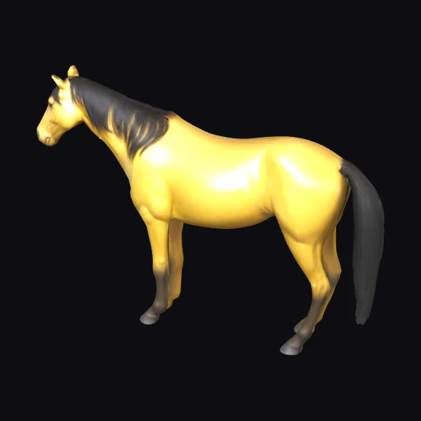 Golden Chestnut Horse