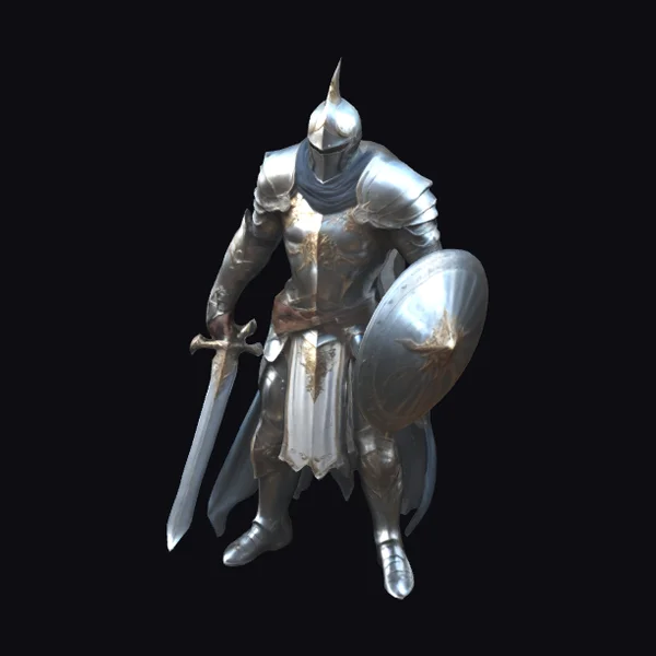 Armored Knight with Sword