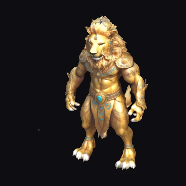 Golden Lion Warrior
