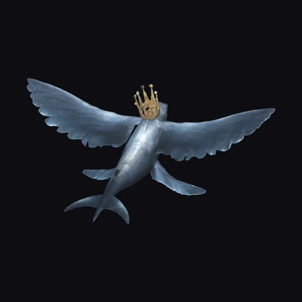 Whale with Wings Crown