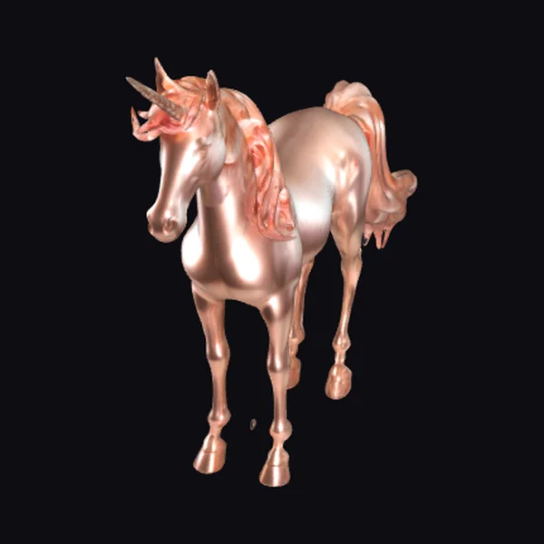 Rose Gold Unicorn