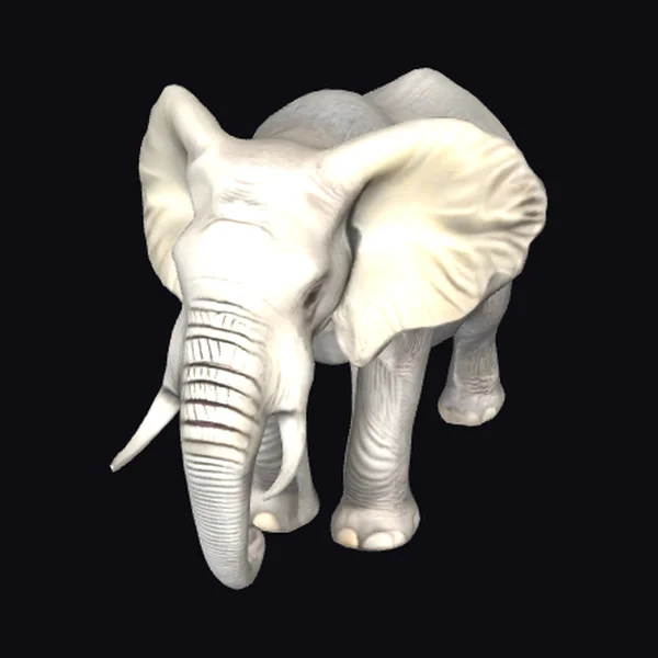 Gray Elephant Statue