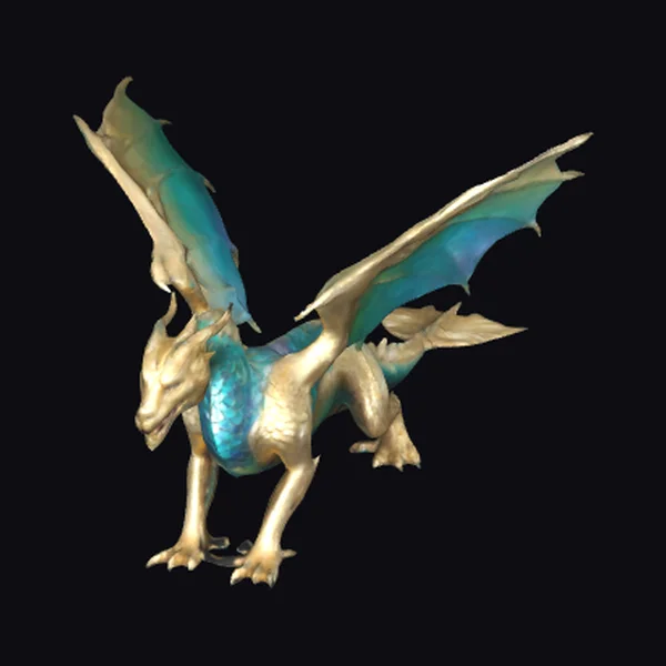 Golden Griffin Dragon