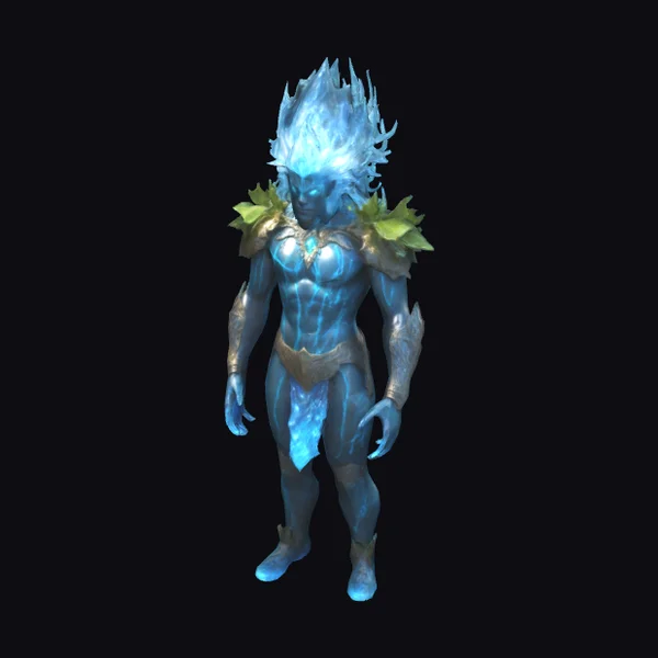 Glowing Blue Earth Avatar