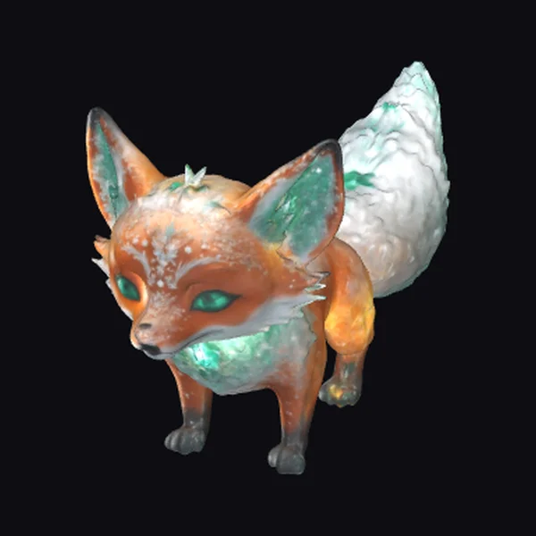 Frosted Emerald Fox