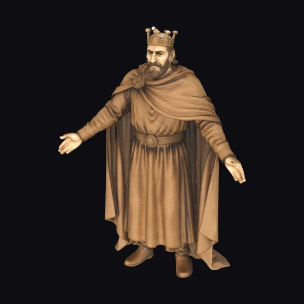 Monarch in Royal Attire