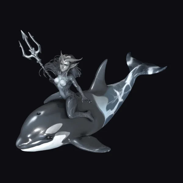 Mermaid on Orca