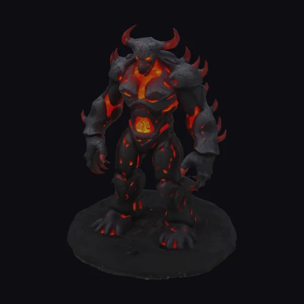 Lava Golem Monster