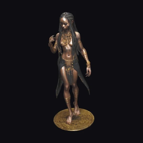 Warrior Goddess with Locs