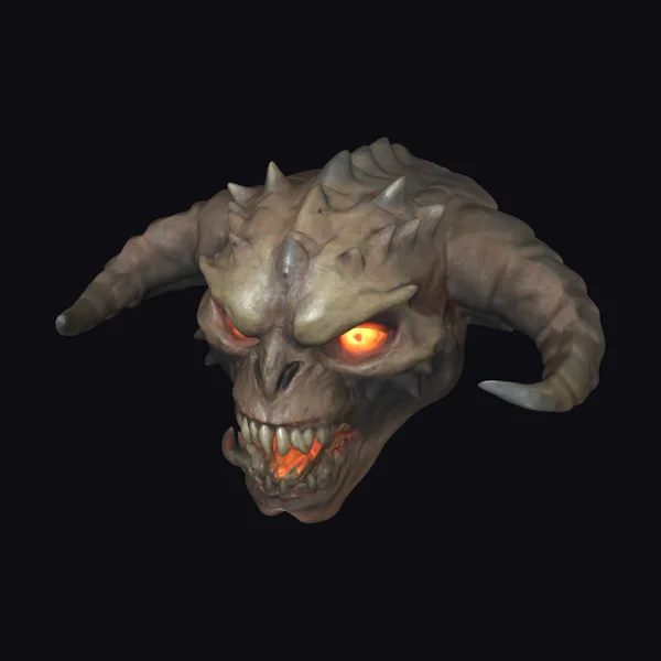 Demonic Skull Head